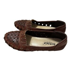 Softflex Italy Women's Brown Loafers Size 7.5